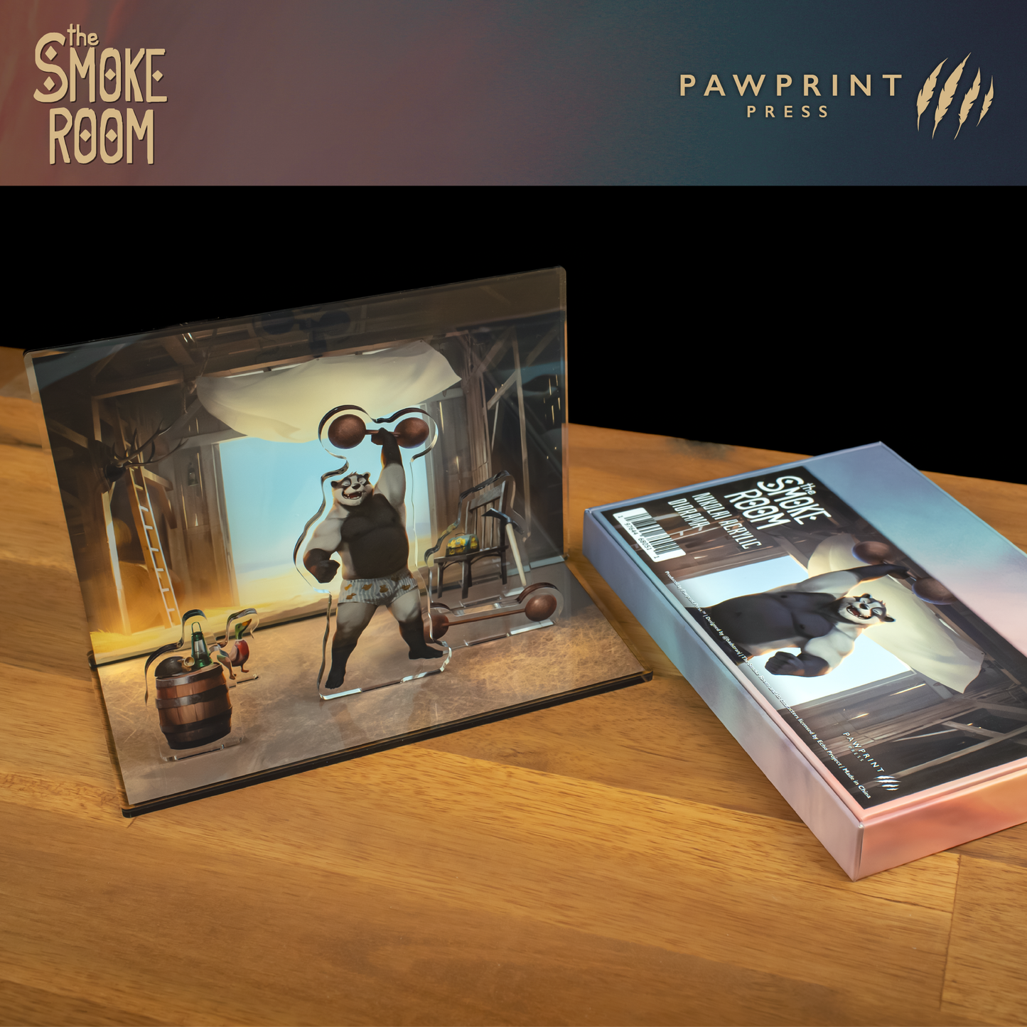 The Smoke Room: Nikolai Acrylic Diorama