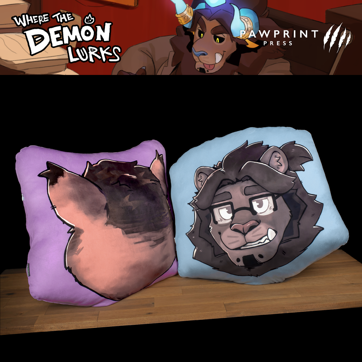 Where the Demon Lurks: Puff Cushions