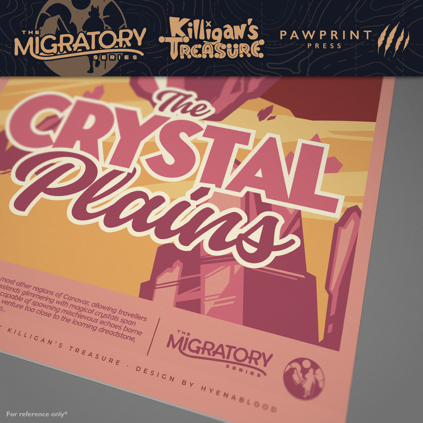 Killigan's Treasure: Crystal Plains Art Print