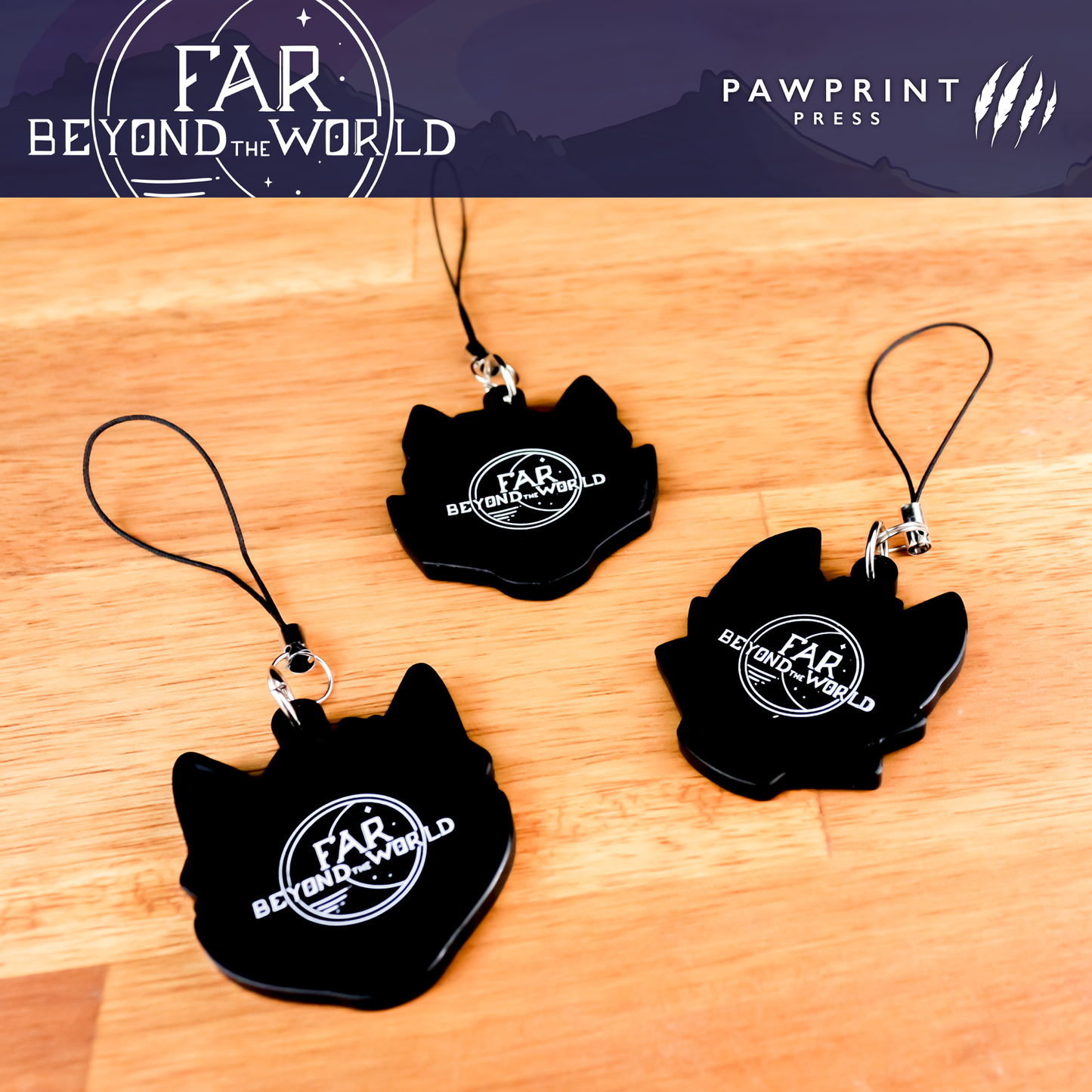 Far Beyond the World: Rubber Charm Set