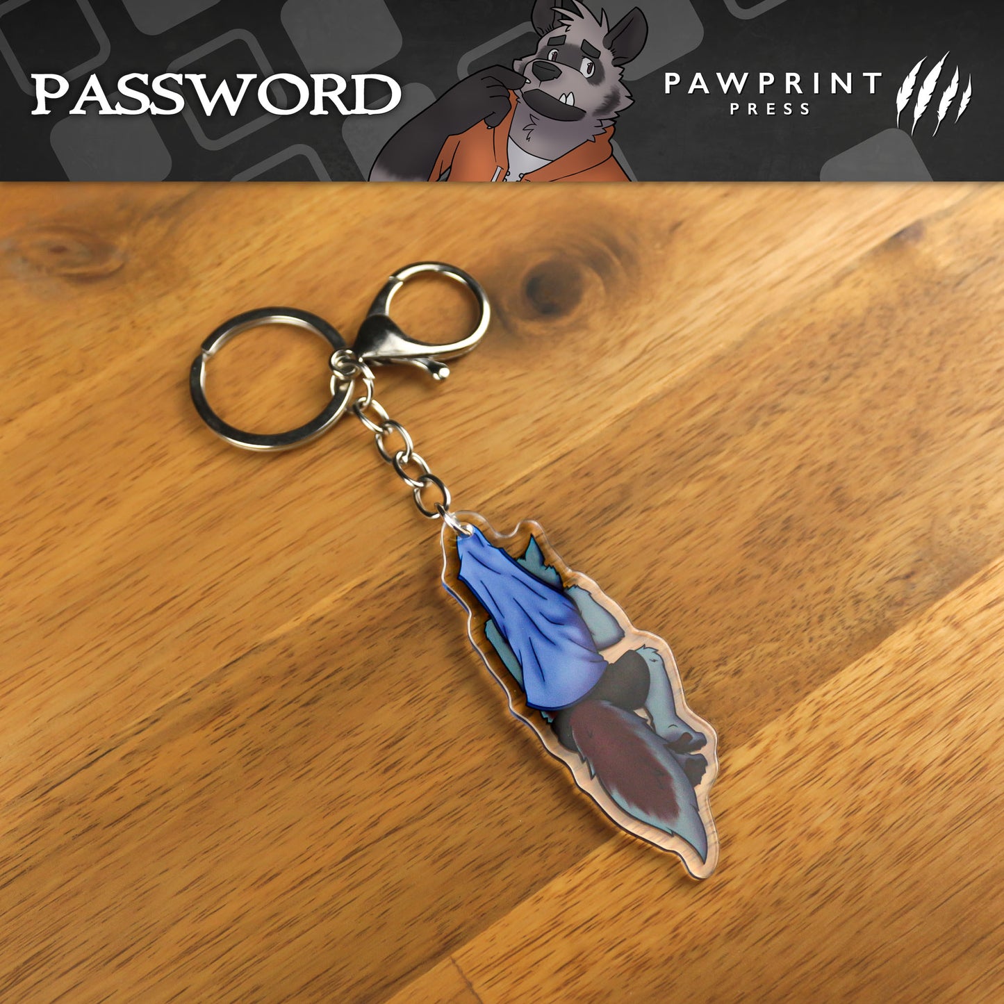 Password: Acrylic Keychain Set