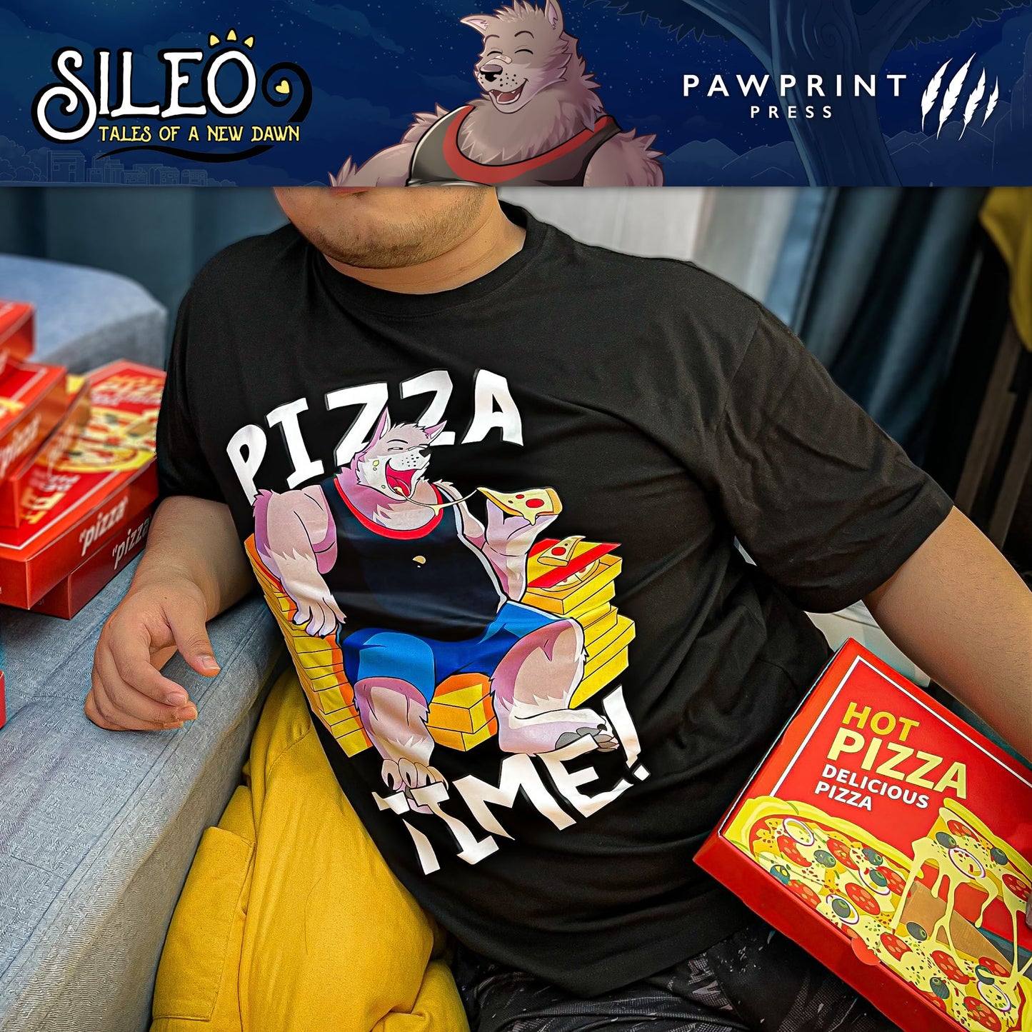Sileo: Pizza Time! T-Shirt