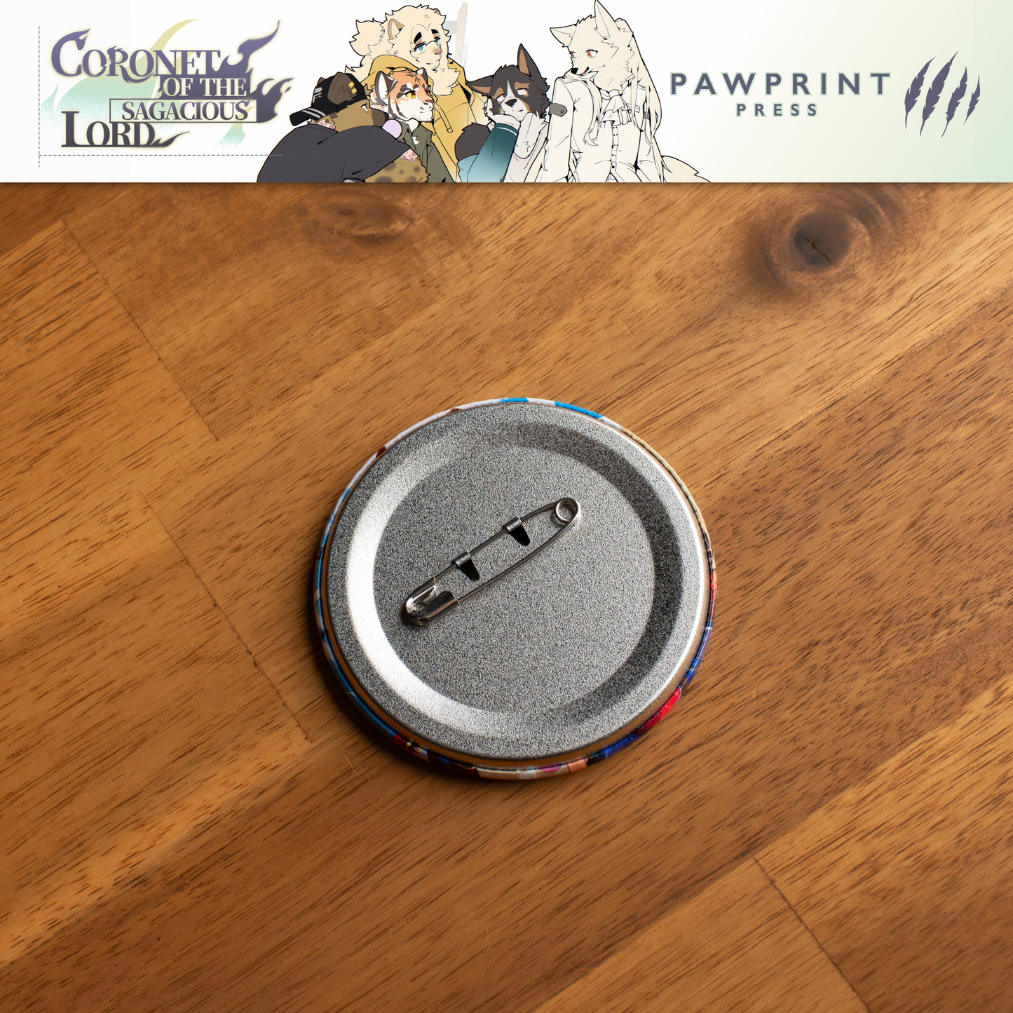 Coronet of the Sagacious Lord: Acrylic Stand & Button Pin Bundles