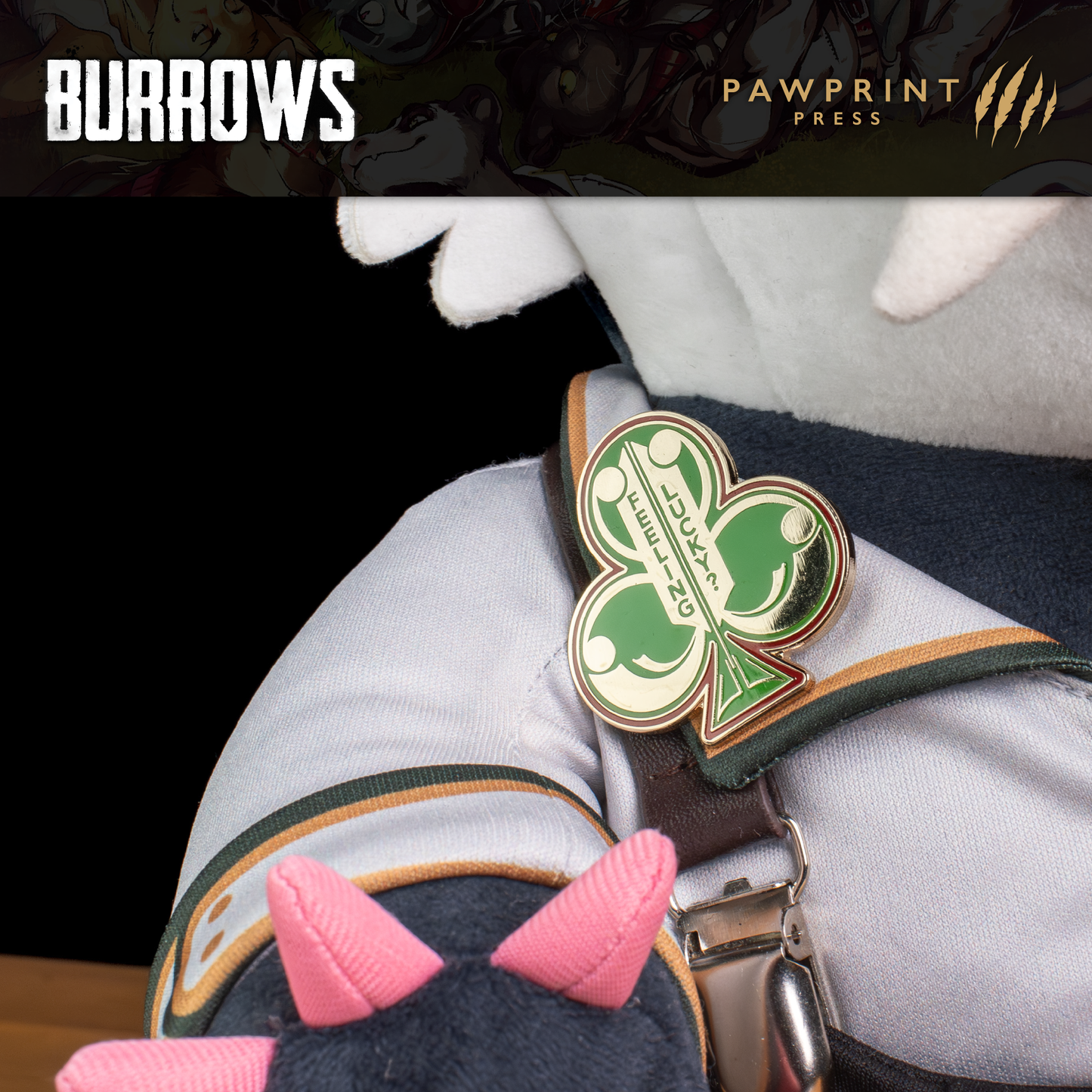 Burrows: Grey Plush