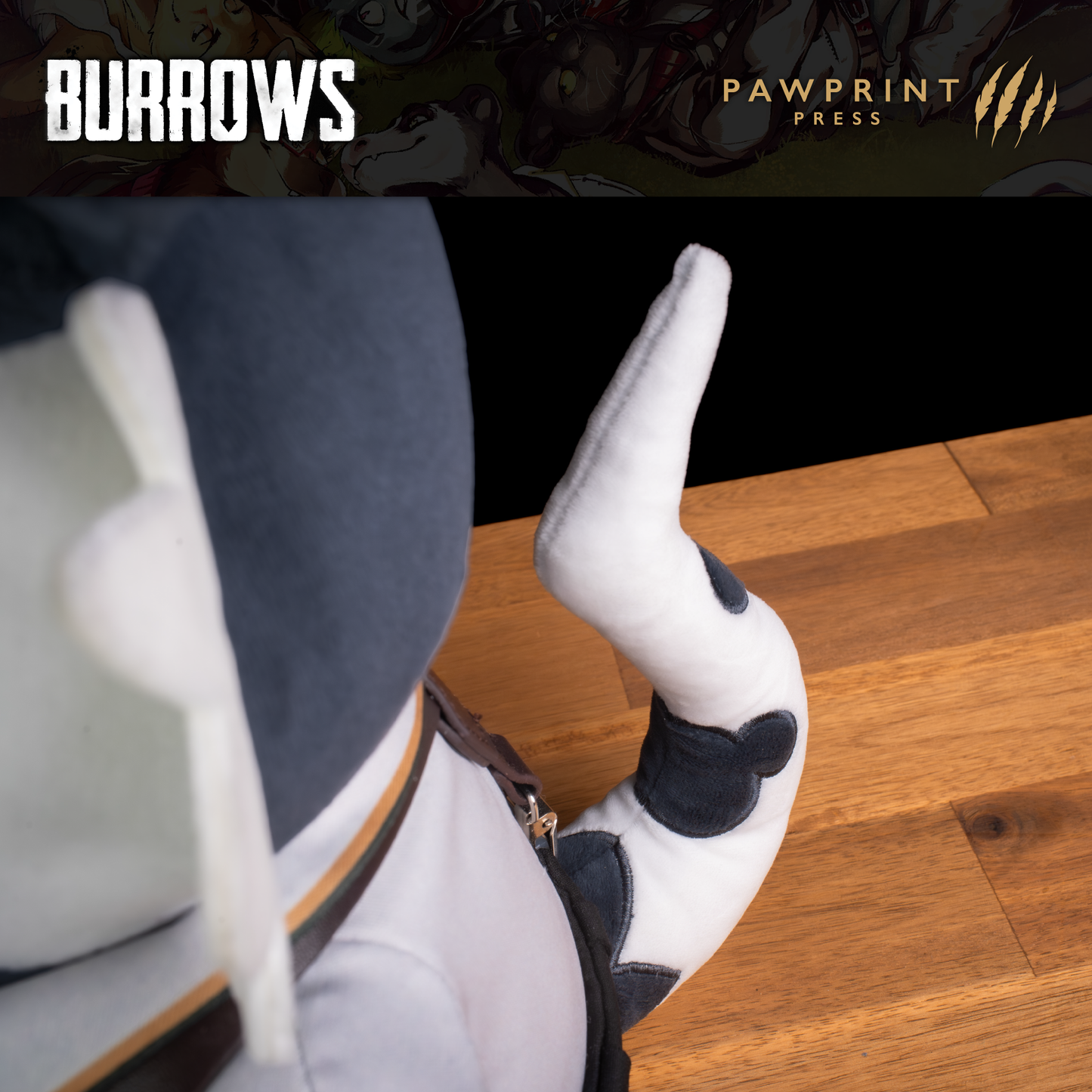 Burrows: Grey Plush