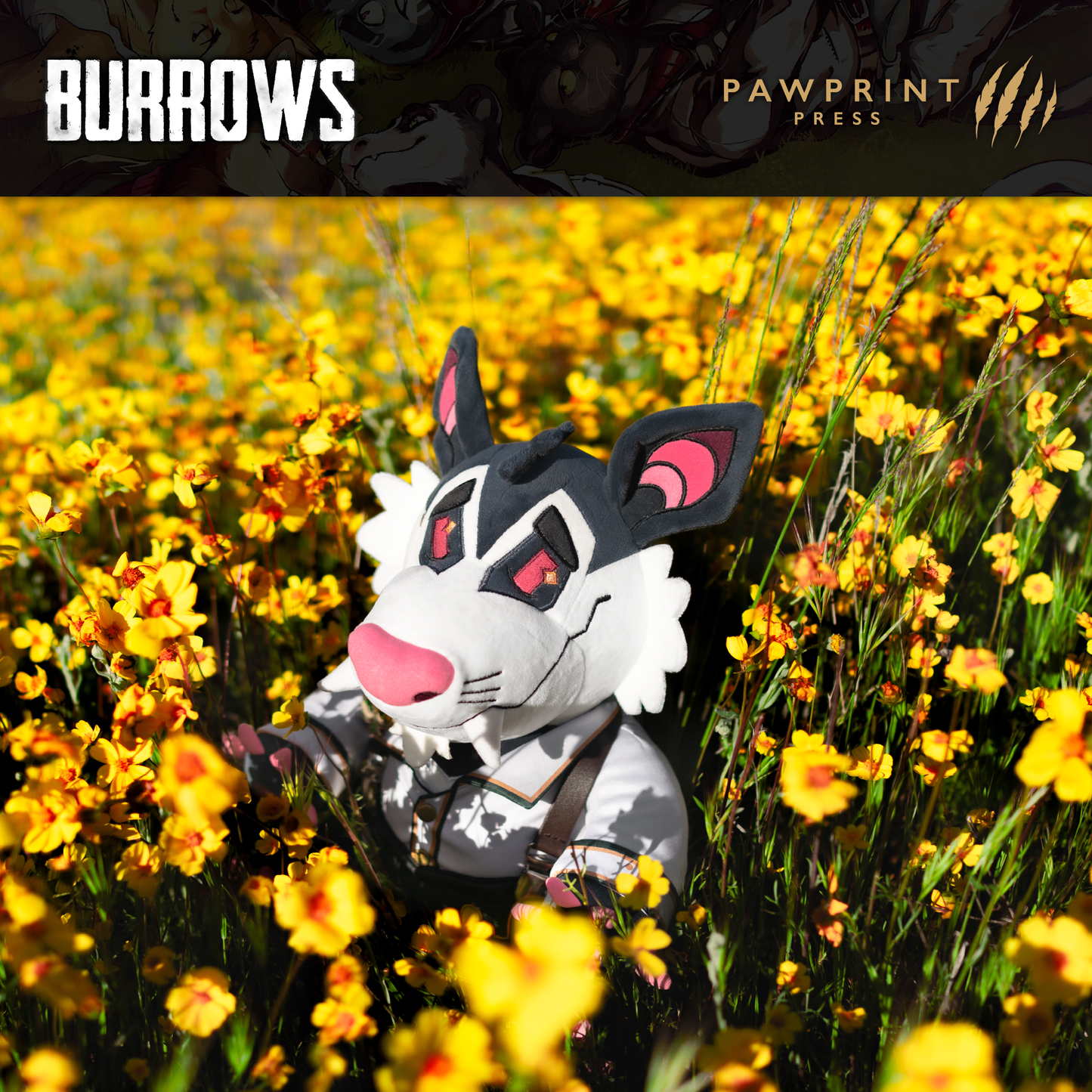 Burrows: Grey Plush