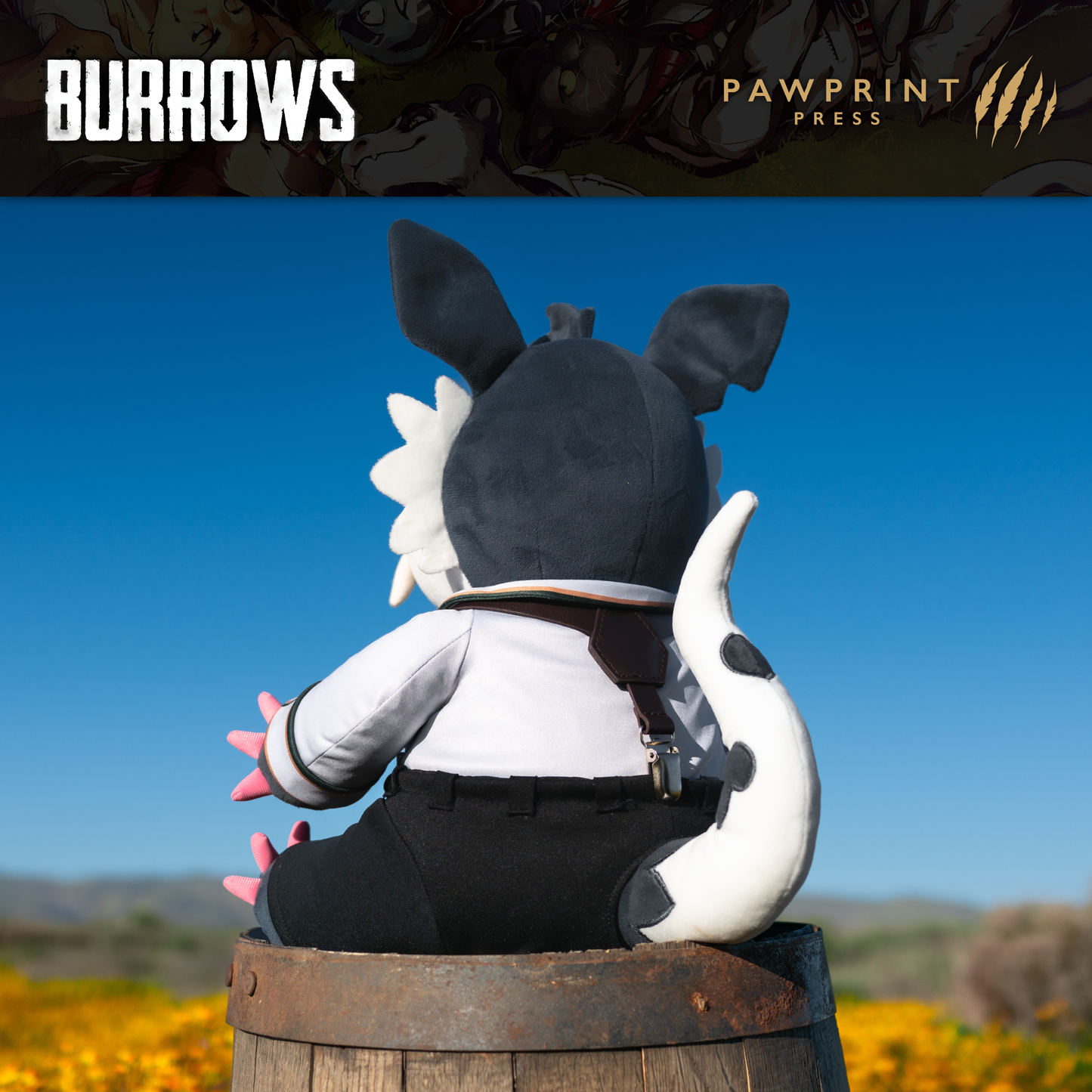 Burrows: Grey Plush