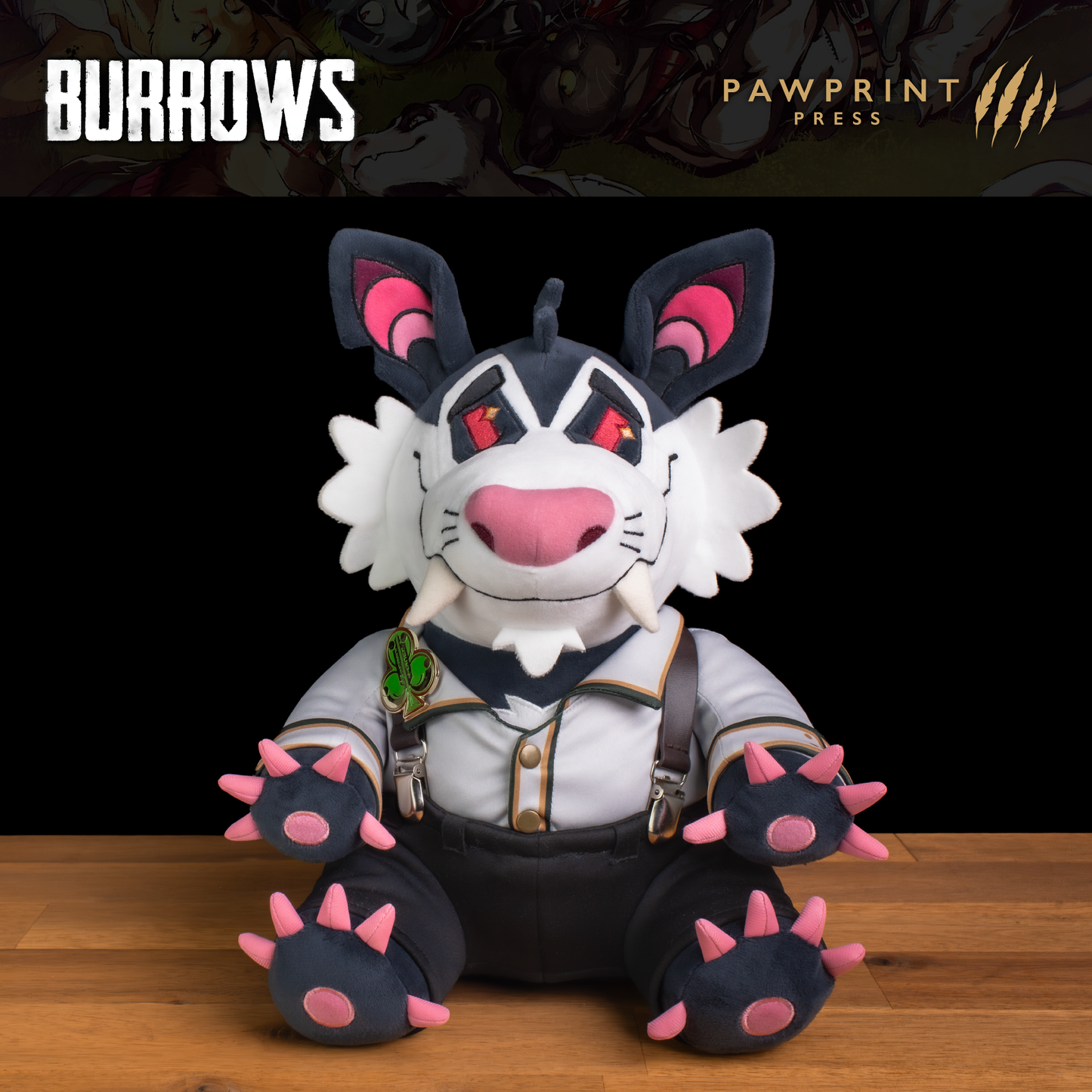 Burrows: Grey Plush