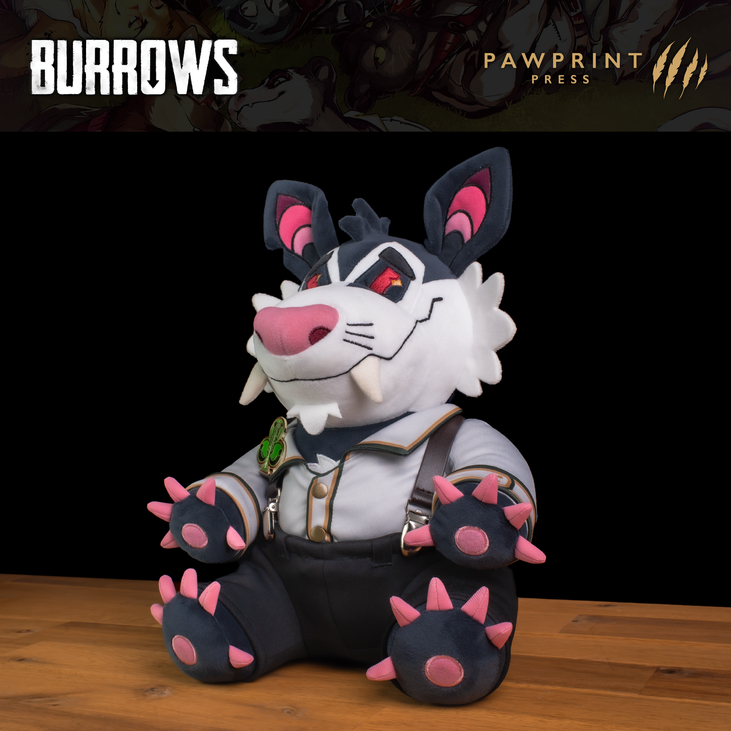 Burrows: Grey Plush