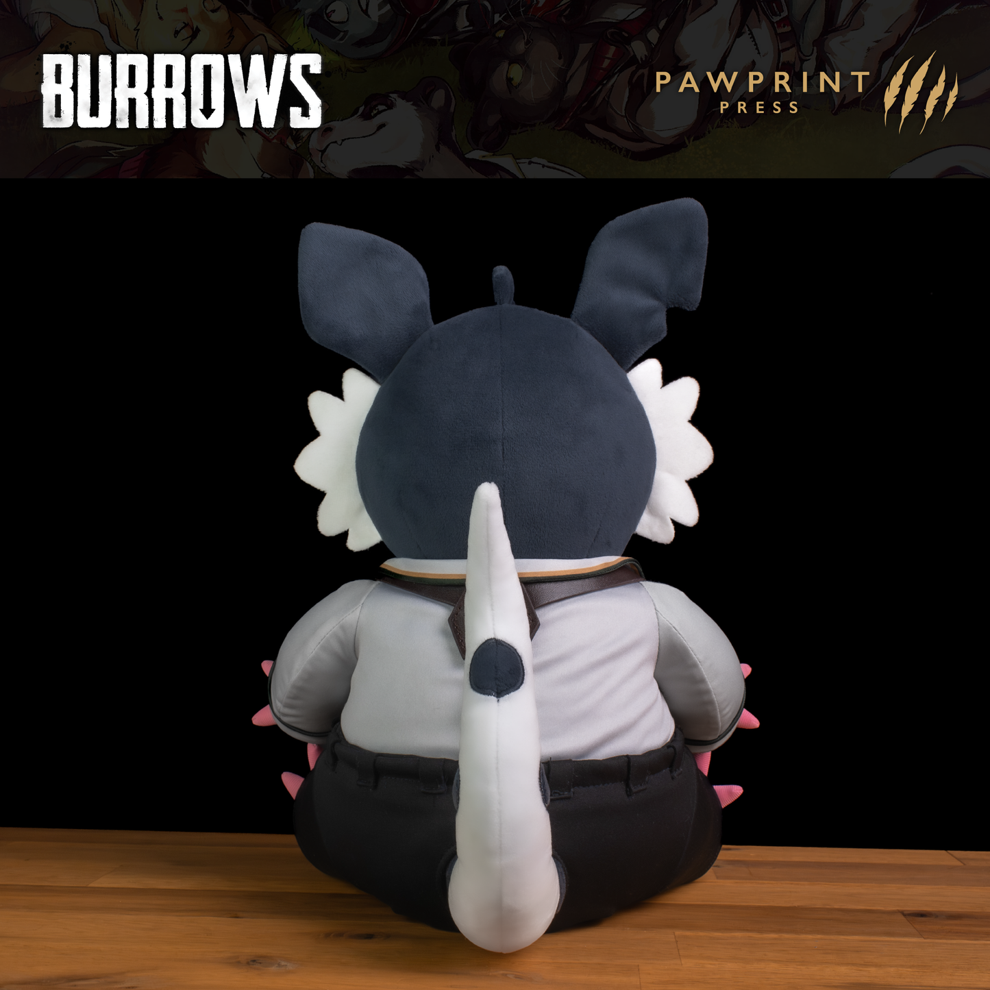 Burrows: Grey Plush