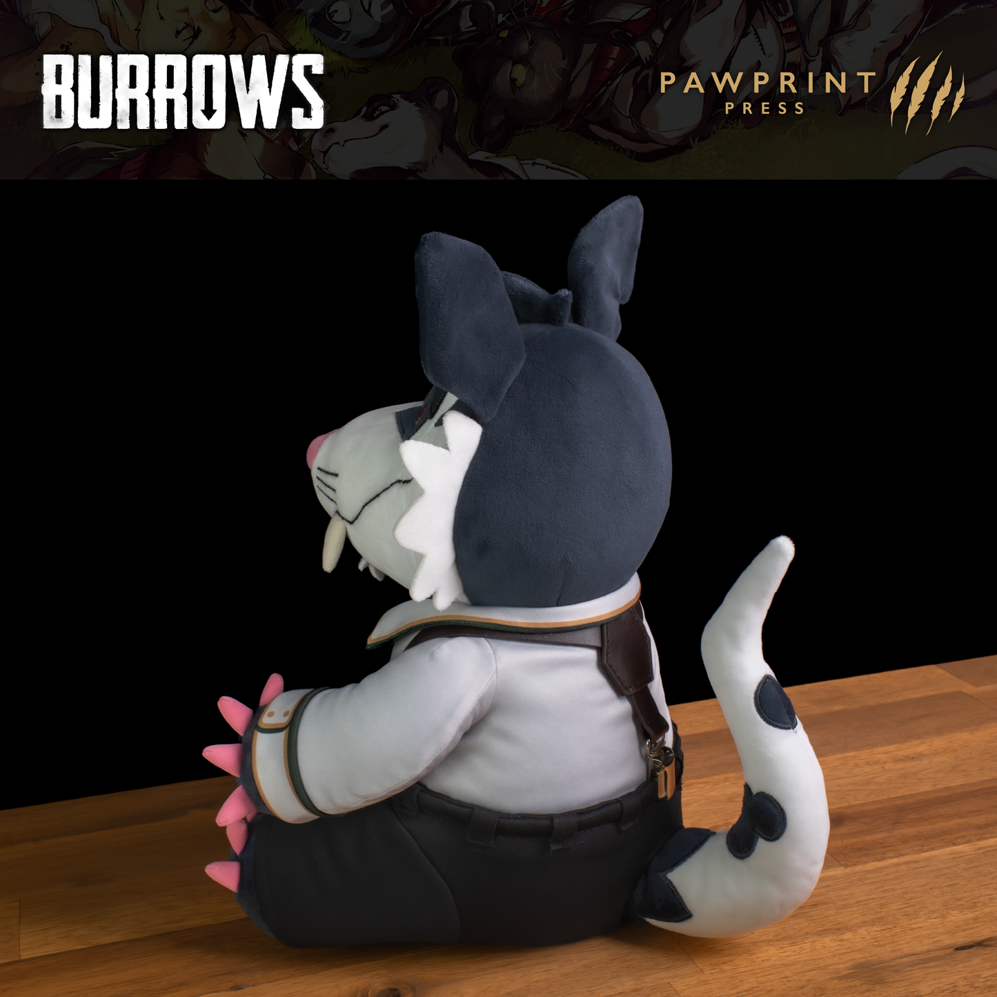 Burrows: Grey Plush