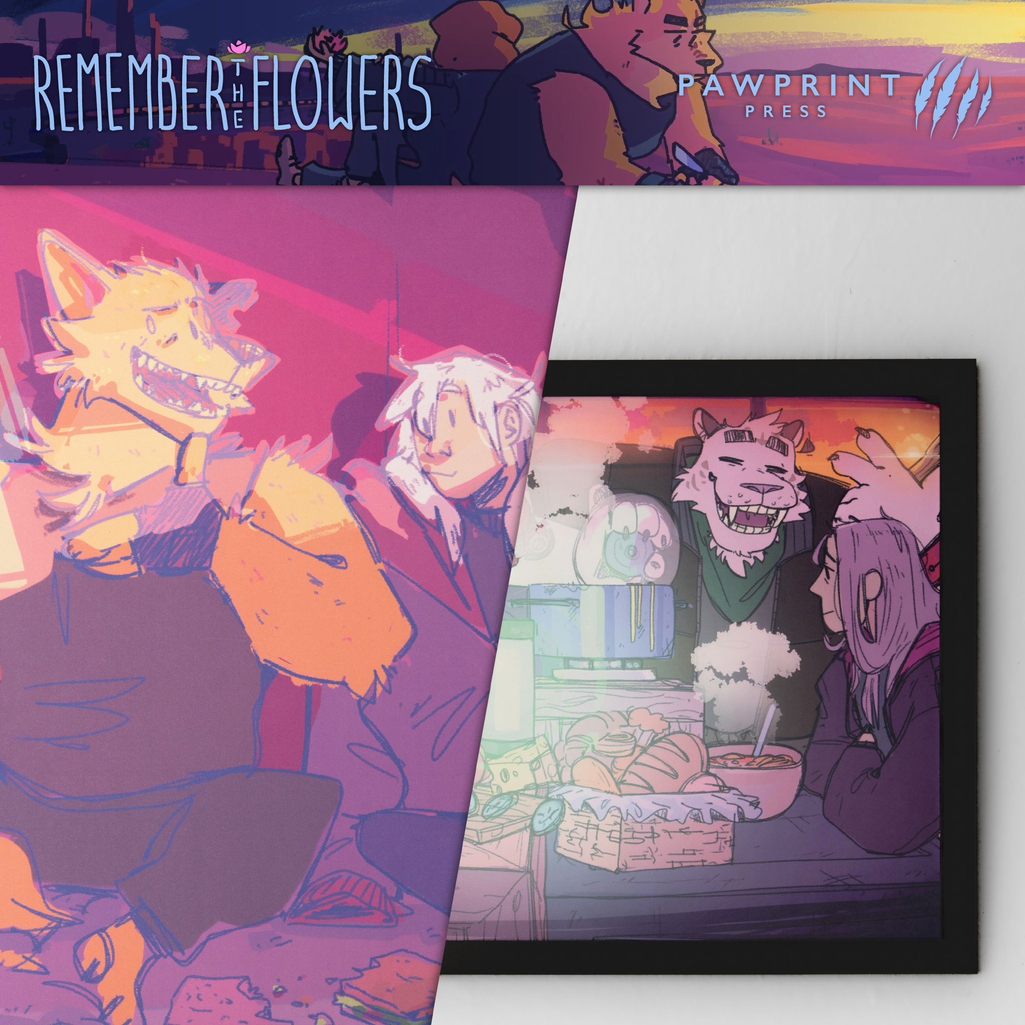 Remember the Flowers – Pawprint Press Official Store