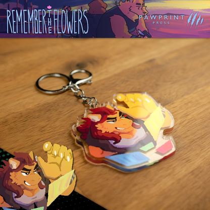 Remember the Flowers: Resistance Keychain Set