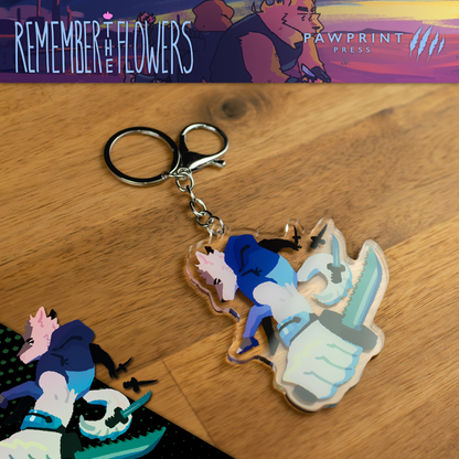 Remember the Flowers: Resistance Keychain Set