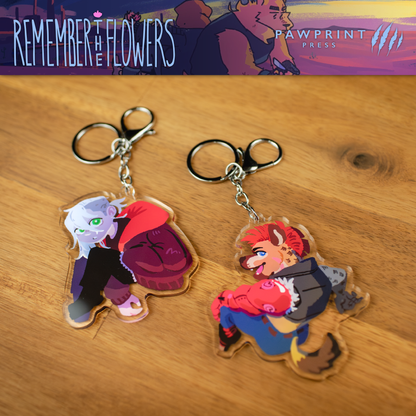 Remember the Flowers: Resistance Keychain Set