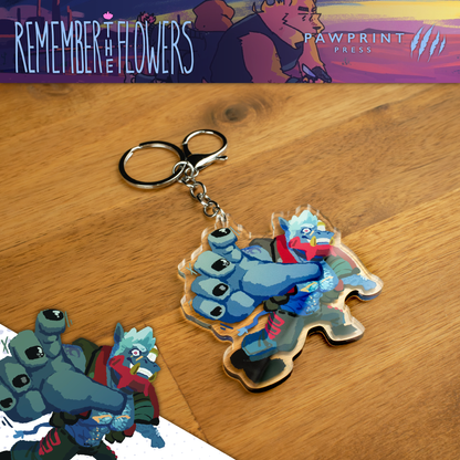 Remember the Flowers: Fraction Keychain Set