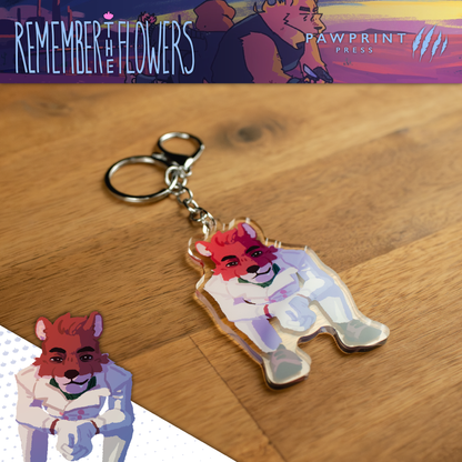 Remember the Flowers: Fraction Keychain Set