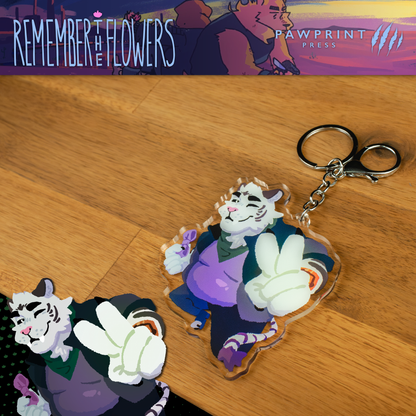 Remember the Flowers: Resistance Keychain Set