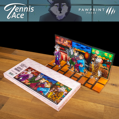 Tennis Ace: Acrylic Diorama
