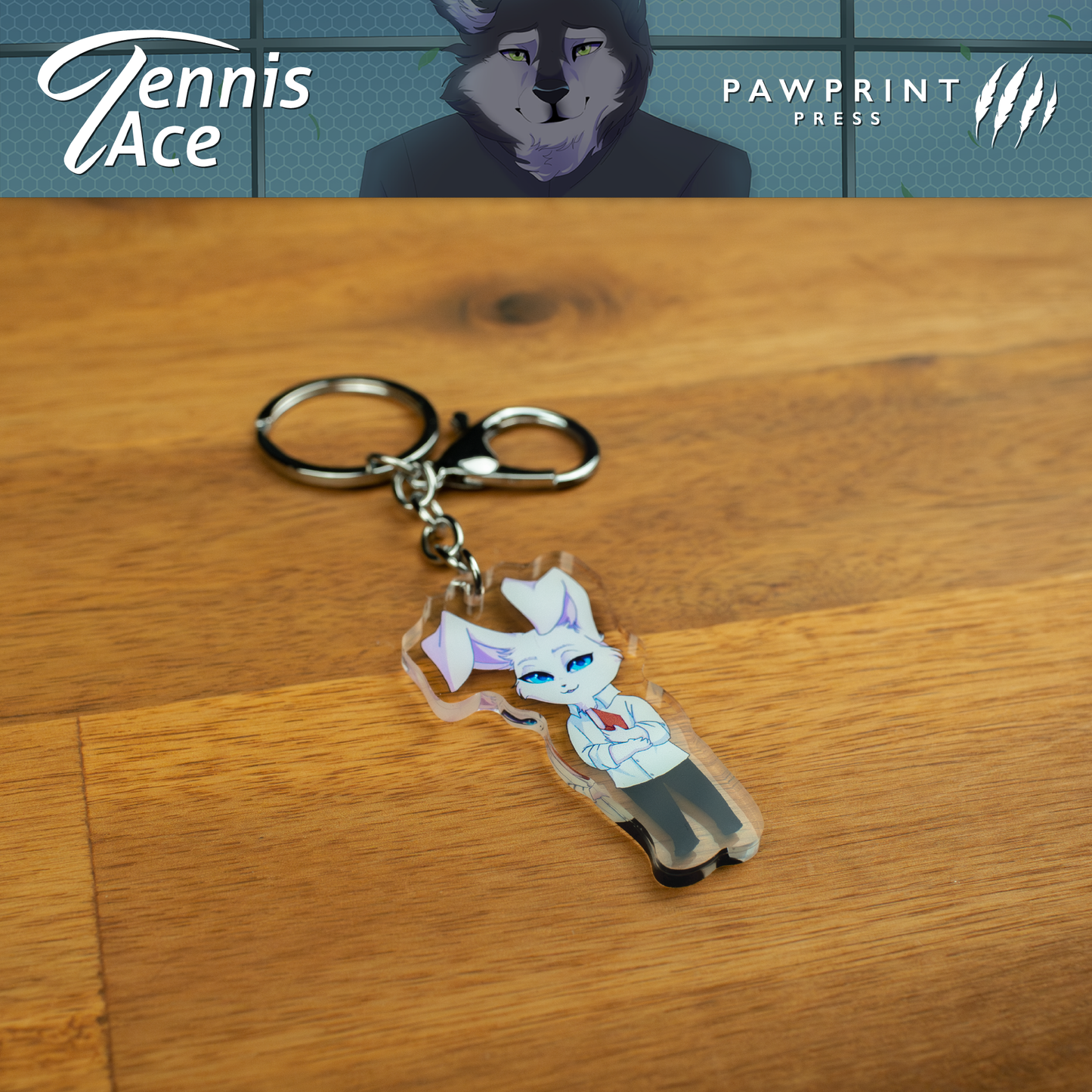 Tennis Ace: Acrylic Keychains