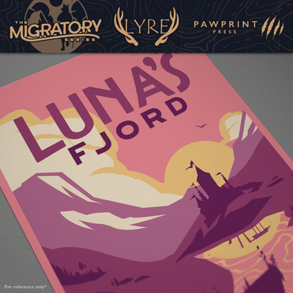 Lyre: Luna's Fjord Art Print