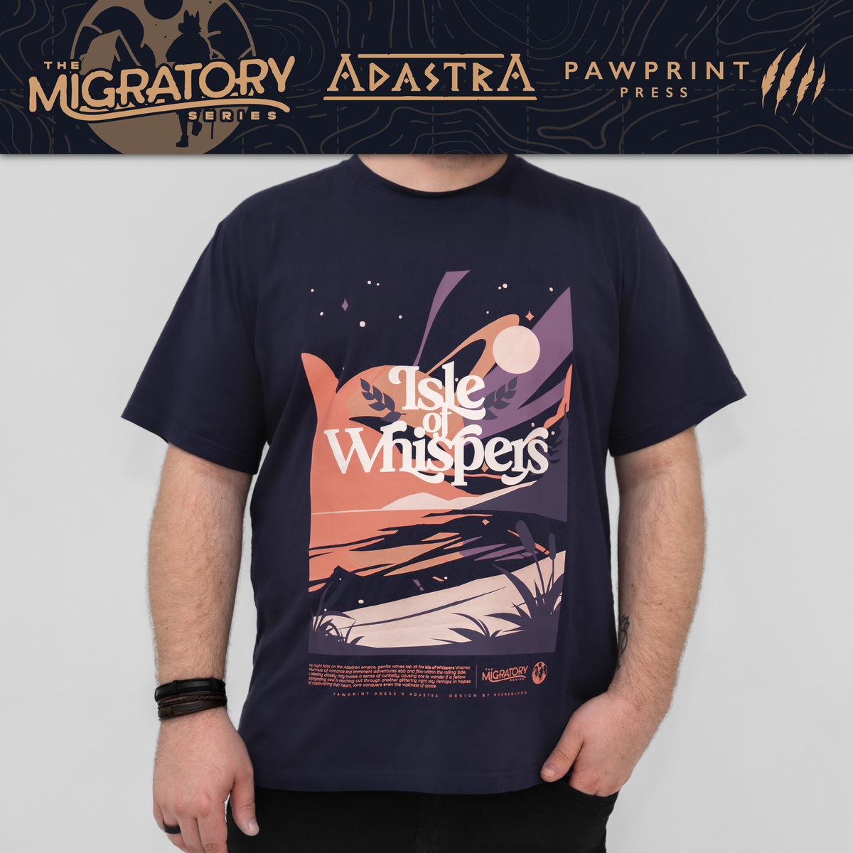 Adastra: Isle of Whispers T-Shirt – Pawprint Press Official Store