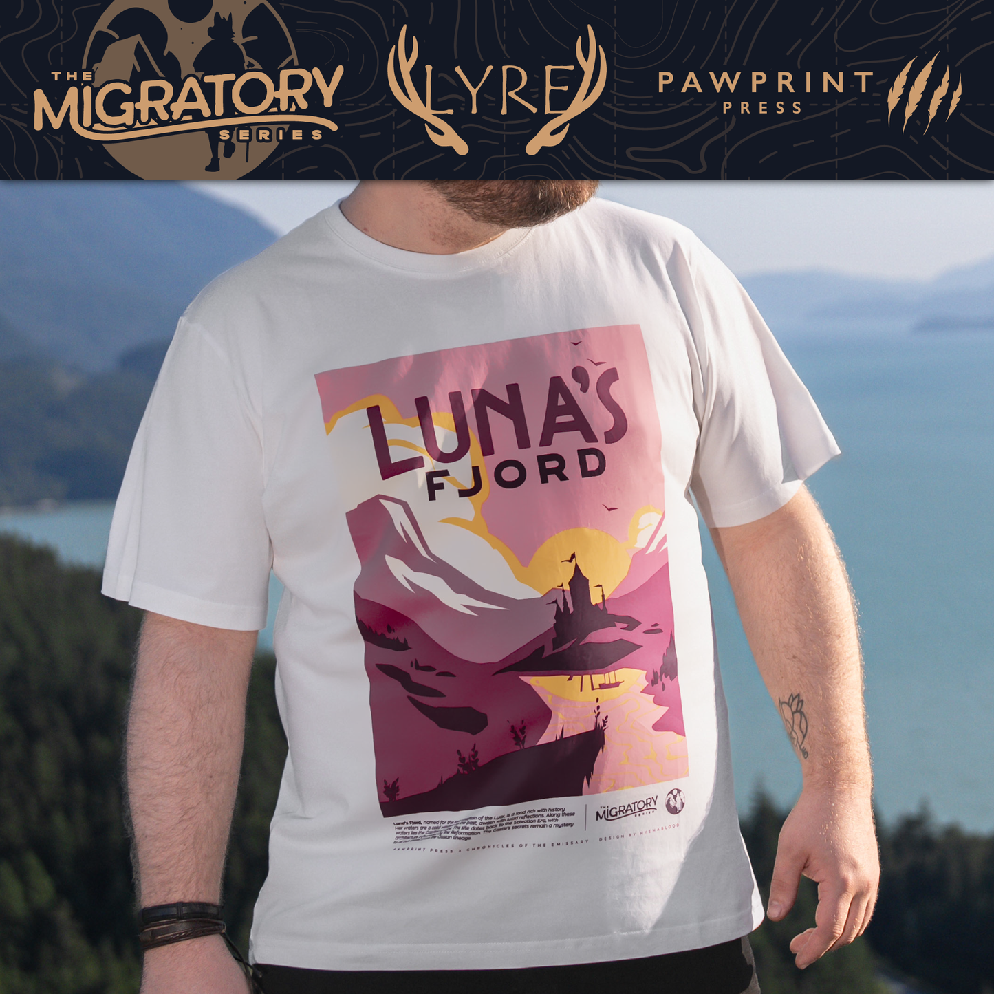 Lyre: Luna's Fjord T-Shirt