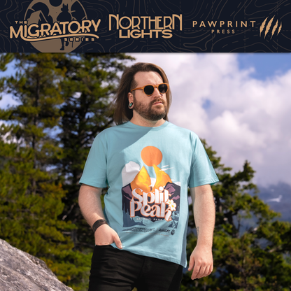 Northern Lights: Split Peak T-Shirt