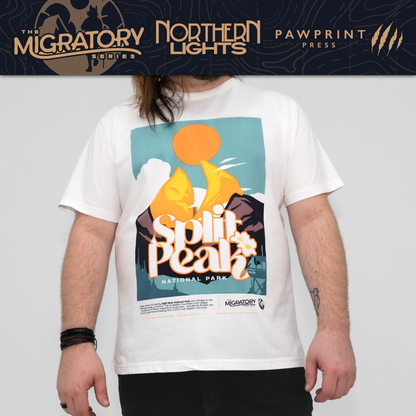 Northern Lights: Split Peak T-Shirt