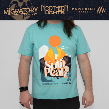 Northern Lights: Split Peak T-Shirt