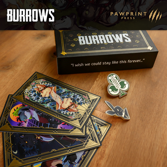 Burrows: Pin & Card Set