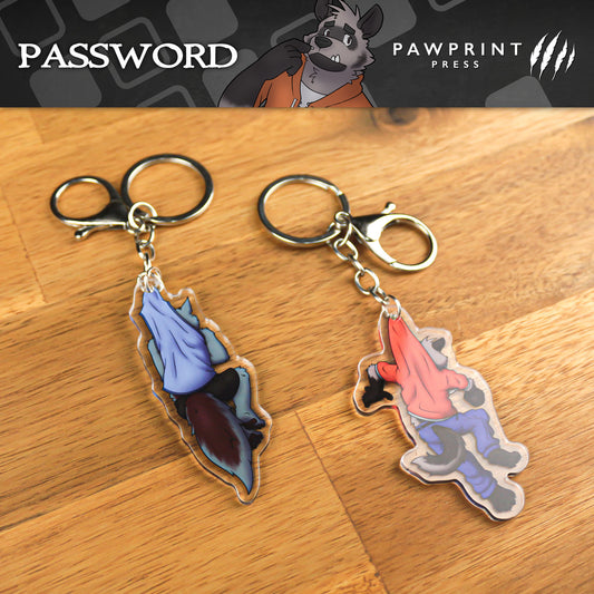 Password: Acrylic Keychain Set