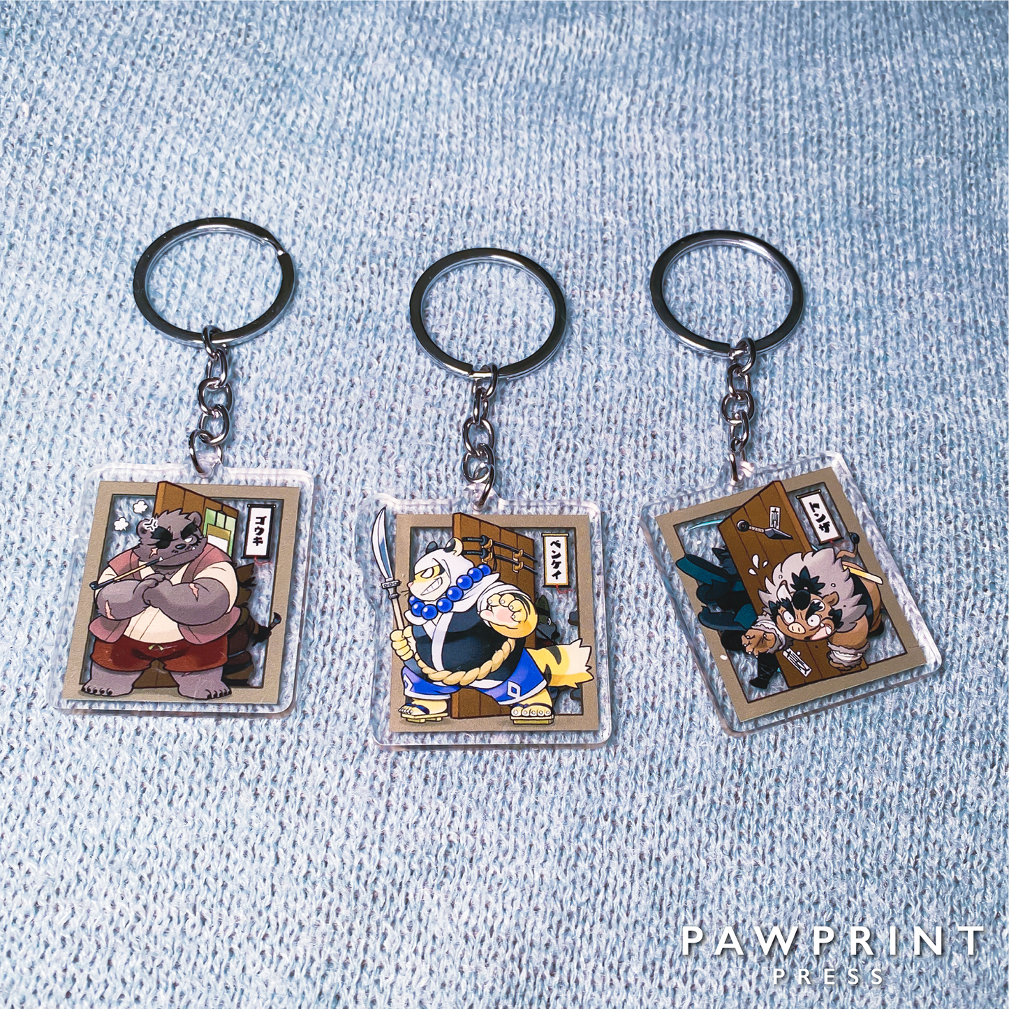 The Spicy Ninja Scrolls: Keychains